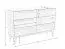 Cassettiera Engordany 02 | Faggio massello laccato noce | 6 cassetti | Sistema Soft-Close | 90 x 140 x 39 cm