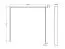 Cornice per armadio, color rovere chiaro, 230 x 18,5 x 221 cm