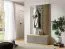 Appendiabiti ingresso 202 x 120 x 34 cm | Rovere Artisan e grigio grafite | 2 ante, 2 scomparti, specchio, 5 ganci