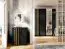 Cassettiera "Elefsina" 01 | Nero e rovere Artisan | 2 ante, 2 scomparti | 73 x 60 x 35 cm