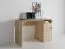 Scrivania Agia 01 | Rovere Sonoma | 1 anta, 2 scomparti, 1 cassetto | 74 x 120 x 50 cm
