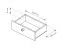 Comodino Bouzid 05 | Rovere Barista | 2 cassetti | Legno massiccio | 57 x 63 x 38 cm
