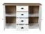 Soggiorno completo 8 pezzi | Set A Segnas | Bianco pino e marrone rovere | Stile country accogliente