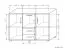 Cassettiera ampia "Curug" 07 | Rovere e faggio chiaro | 96 x 140 x 44 cm | Design moderno