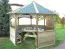 Gazebo in legno "Vitalba" - Ø 350 cm