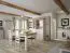 Comodino Badile 21 | Pino bianco e marrone | 50 x 57 x 40 cm | Stile country elegante