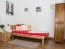 Letto singolo "Wooden Nature" 03, rovere massello, oliato - 90 x 200 cm (l x l)
