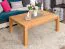 Tavolino "Wooden Nature" 120 | Faggio massello naturale | 120 x 80 x 45 cm | Design moderno