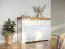 Cassettiera Bresle 10 cassetti | Pino massiccio | Bianco/naturale | 92 x 132 x 41 cm | Stile country