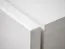 Cassettiera Stura 06 bianco lucido/grigio | 90 x 150 x 45 cm | Illuminazione LED integrata