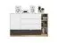 Cassettiera Mackinac 06 | Sistema soft-close | Bianco/Rovere/Grafite opaco | 86 x 138 x 40 cm | 1 anta, 4 cassetti, 5 scomparti