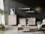 Tavolino "Schaarbeek", beige effetto legno, gambe e maniglie: metallo, 1 cassetto, 1 ripiano, 97 x 65 x 47,5 cm