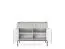 Set soggiorno Worthing 4 pezzi | Grigio, nero e oro | Design moderno ed elegante