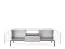 Set soggiorno Worthing 4 pezzi | Grigio, nero e oro | Design moderno ed elegante