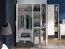 Cameretta completa 3 pezzi "Mackinac" | Bianco, rovere e grafite opaco | Sistema Soft Close | Maniglie in metallo | Bordi in ABS