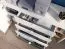 Cameretta 6 pezzi Mackinac | Bianco/Rovere/Grafite opaco | Maniglie metallo | Bordi ABS | Soft Close