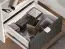 Cameretta 6 pezzi Mackinac | Bianco/Rovere/Grafite opaco | Maniglie metallo | Bordi ABS | Soft Close
