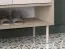 Madia "Nampa" 03, color cashmere/rovere Cremona, 6 scomparti, 1 cassetto, Sistema "Soft-Close", bordi in ABS, 70 x 34 x 95 cm