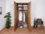 Armadio a due ante in rovere massello parziale | Marrone scuro, finitura oliata/cerata | Soft-Close | 222 x 104 x 61 cm