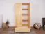 Armadio in pino massiccio naturale Junco 08B - Dimensioni 195 x 102 x 59 cm (A x L x P)