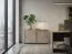 Comodino con ruote Cianjur 06 | Rovere/Bianco | 72 x 120 x 45 cm | Design moderno e praticità