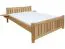 Letto king size "106", faggio massiccio, naturale, incl. rete a doghe - 180 x 200 cm