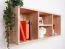 Mensola a muro per cameretta "Benjamin" 32 | Colore faggio | 37 x 94 x 25 cm | Design moderno