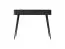 Toeletta Sloughia 15 nera | Protezione bordi ABS | Maniglie e gambe in metallo | Fronte a doghe elegante | 78 x 100 x 38 cm