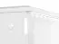 Cassettiera moderna bianco lucido | 2 ante, 3 cassetti, 4 scomparti | 85 x 160 x 41 cm | Sydfalster 02