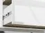 Cassettiera moderna bianco lucido | 2 ante, 3 cassetti, 4 scomparti | 85 x 160 x 41 cm | Sydfalster 02