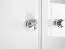 Armadio spazioso Sydfalster 08 | Bianco lucido | 191 x 90 x 51 cm | 2 ante, 2 scomparti