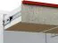 Scrivania per cameretta "Connell" 09 | Bianco e grigio chiaro | 79 x 120 x 51 cm | 2 cassetti robusti