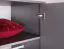 Armadio stretto Hannut 39, colore: antracite - Dimensioni: 190 x 100 x 56 cm (A x L x P)