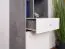 Camera dei ragazzi - Scaffale Lede 08, Colore: Grigio / Rovere / Bianco - Dimensioni: 190 x 45 x 40 cm (A x L x P)