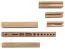 Set organizzativo da scrivania in legno di faggio | 6 pezzi multifunzione | Design naturale