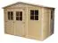 Casetta da giardino prefabbricata "Kufstein" con tetto a capanna - 300 cm x 200 cm (l x l) - incl. cartone catramato