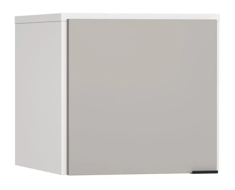 Modulo armadio ad anta singola Pantanoso 12 | Bianco/Grigio | 45 x 47 x 57 cm | Design moderno