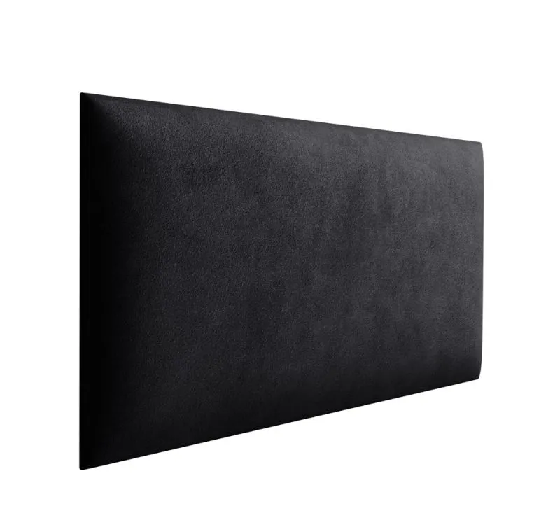 Pannelli imbottiti 50 x 30 cm | Set 10 pezzi | Rivestimento in velluto nero | Eleganza e praticità