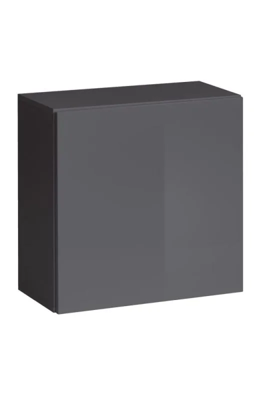 Pensile Fardalen 11 grigio | 60 x 60 x 30 cm | Apertura a pressione | Design moderno