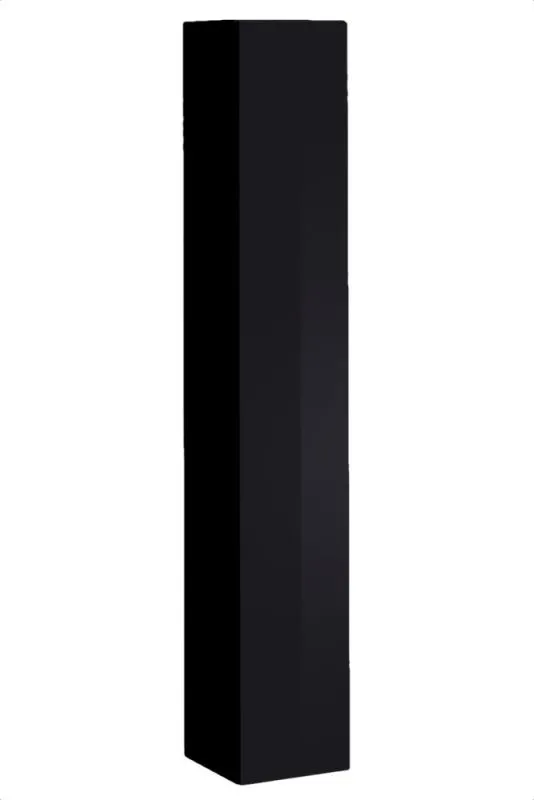 Pensile moderno Fardalen 02 nero | 180 x 30 x 30 cm | Apertura push-to-open | 4 scomparti