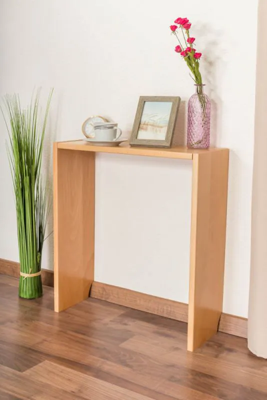 Scaffale Easy Möbel S01 in legno massiccio di faggio naturale | 60 x 54 x 20 cm | Design moderno e compatto