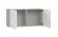 Pensile Aenna 84 | Design moderno e robusto | Bianco/Grigio | 50,5 x 33,5 x 100,5 cm