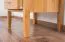 Comodino in faggio massello | Finitura naturale | 50 x 53 x 42 cm | 2 cassetti | "Wooden Nature" 137