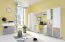 Mensola a muro Burdinne 12 | Bianco e rovere | 30 x 125 x 25 cm | Design moderno e resistente
