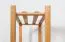 Scarpiera in faggio massello color ontano Junco 224 | 70 x 58 x 26 cm | Design moderno | Grande capacità