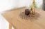 Tavolino rettangolare in rovere massiccio naturale "Aurornis 76" | 80 x 80 x 50 cm | Design moderno e robusto