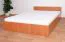 Letto matrimoniale Corrientes 19 | Rete a doghe inclusa | Ontano | 160 x 200 cm | Design moderno
