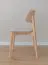 Sedia Doustre 08 | Faggio massiccio | Seduta e schienale imbottiti | 80 x 46 x 43 cm | Beige