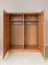 Armadio ad ante battenti "Guil" 07, pino finlandese, massiccio, color rovere, maniglie: argento anticato, 2 ante, 147 x 129 x 54 cm
