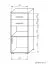 Cassettiera Curug 01 rovere/faggio chiaro | Design moderno | 113 x 50 x 34 cm | Ampio spazio contenitivo